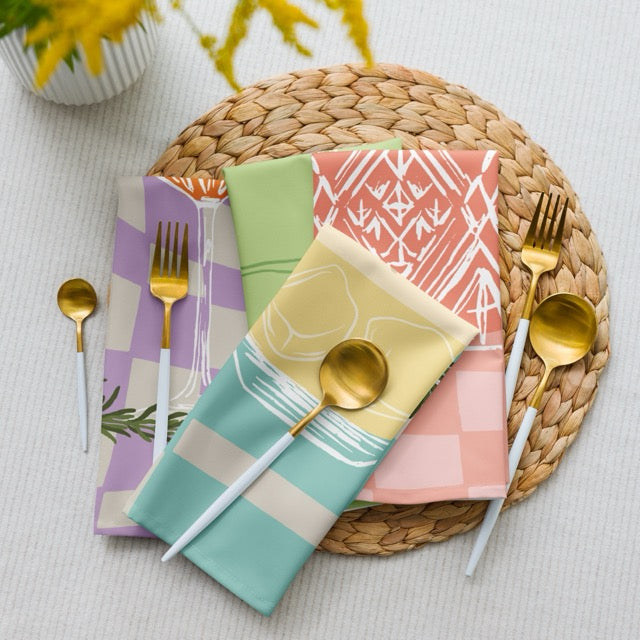 Cocktail Napkin Set of 4